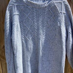Ruff Hewn Speckled Gray Knit Sweater